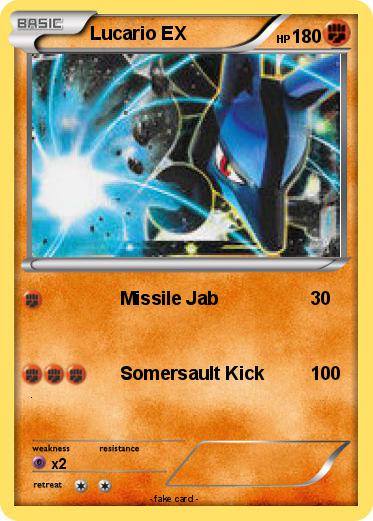 Pokemon Lucario EX
