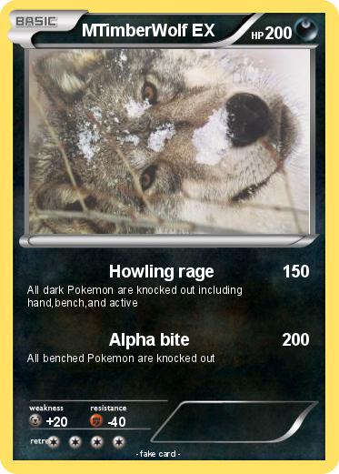 Pokemon MTimberWolf EX