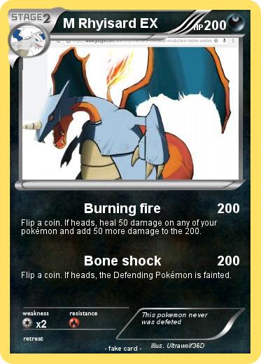 Pokemon M Rhyisard EX