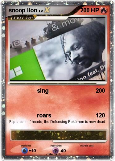 Pokemon snoop lion