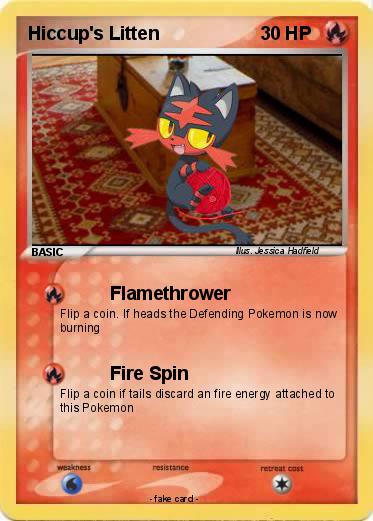 Pokemon Hiccup's Litten