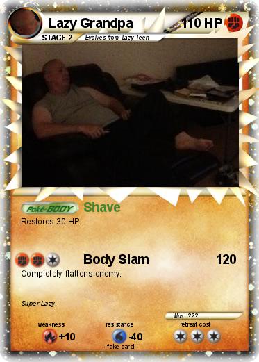 Pokemon Lazy Grandpa
