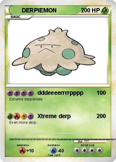 Pokemon DERPIEMON