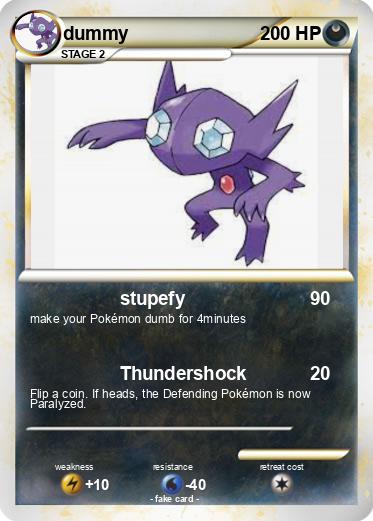 Pokemon dummy