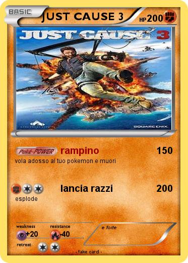Pokemon JUST CAUSE 3