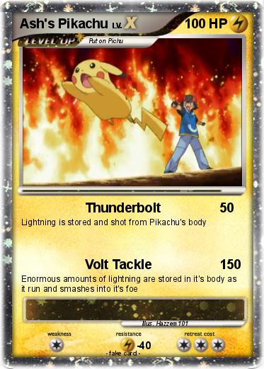 Pokemon Ash's Pikachu