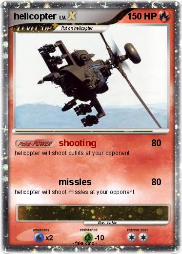 Pokemon helicopter