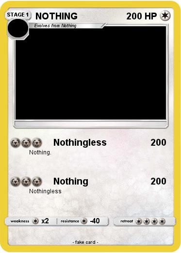Pokemon NOTHING