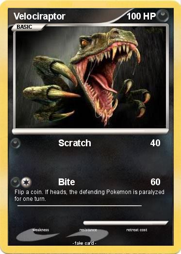 Pokemon Velociraptor