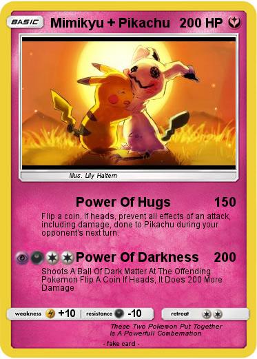 Pokemon Mimikyu + Pikachu