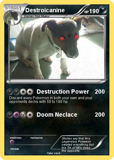Pokemon Destroicanine