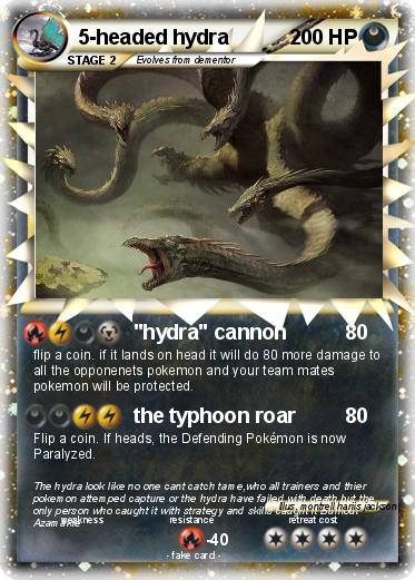 Pokemon 5-headed hydra