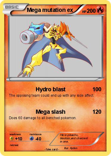 Pokemon Mega mutation ex