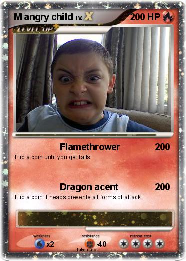 Pokemon M angry child