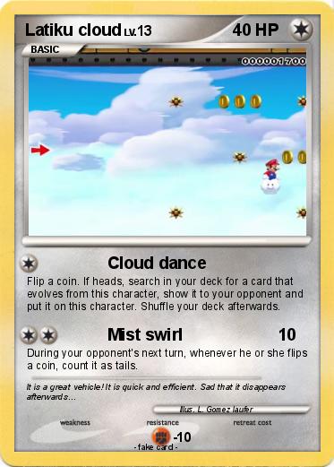Pokemon Latiku cloud