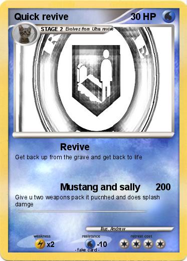 Pokemon Quick revive