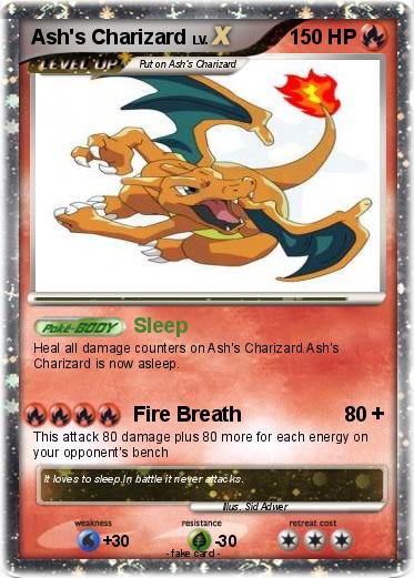 Pokemon Ash's Charizard