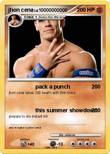 Pokemon jhon cena