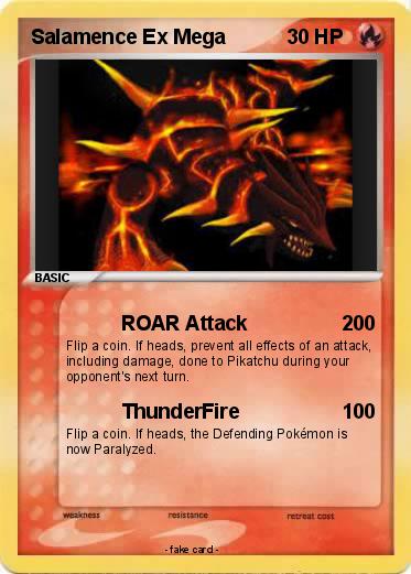 Pokemon Salamence Ex Mega