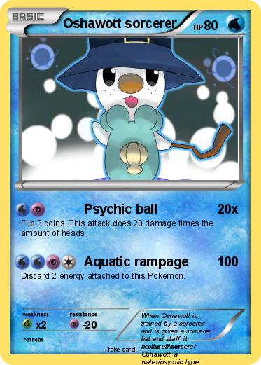 Pokemon Oshawott sorcerer