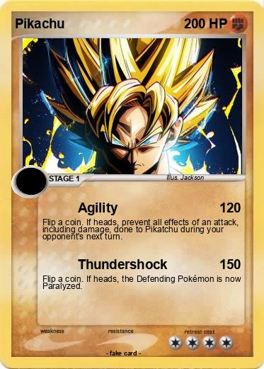 Pokemon Goku Super Sayian