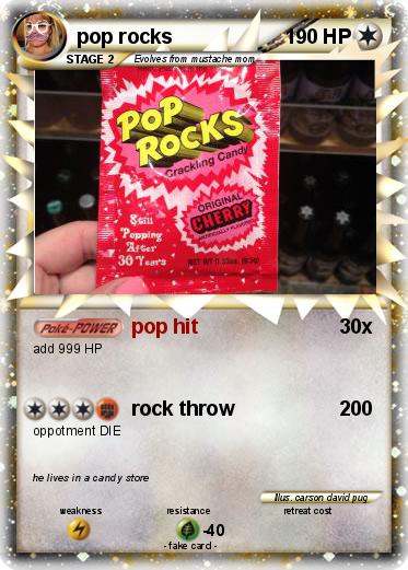 Pokemon pop rocks