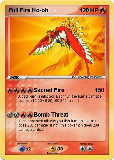 Pokemon Full Fire Ho-oh