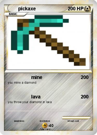 Pokemon pickaxe