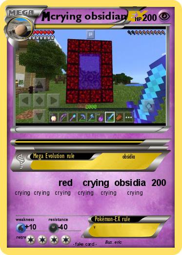 Pokemon crying obsidian