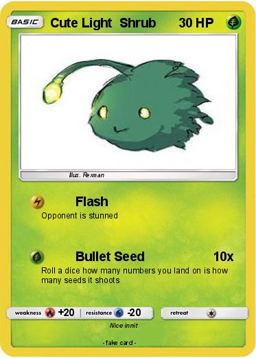 Pokemon Cute Light  Shrub