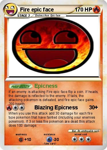 Pokemon Fire epic face