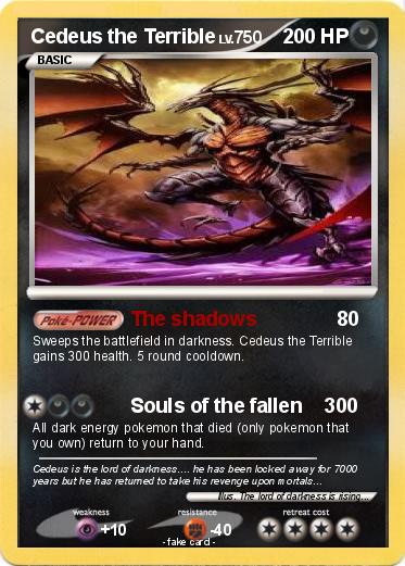 Pokemon Cedeus the Terrible