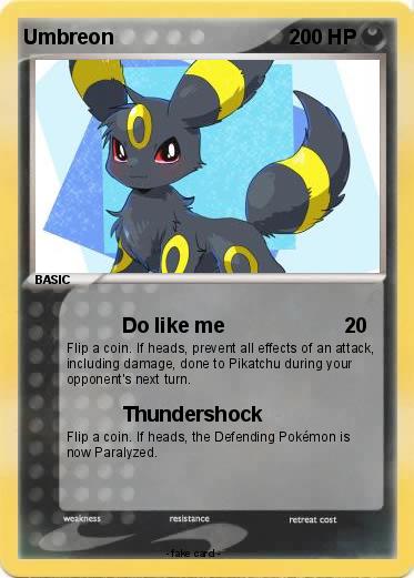 Pokemon Umbreon Pokemon Umbreon
