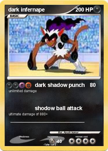 Pokemon dark infernape