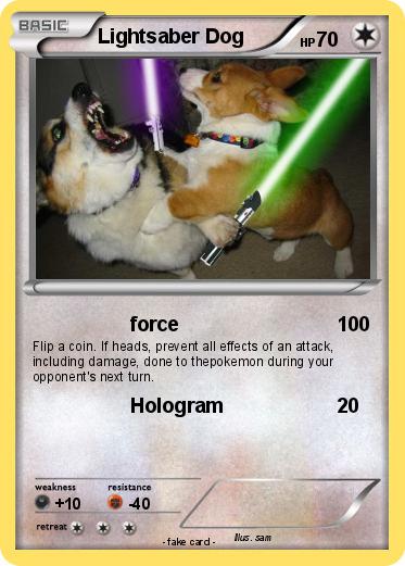 Pokemon Lightsaber Dog