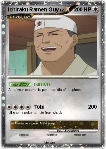 Pokemon Ichiraku Ramen Guy