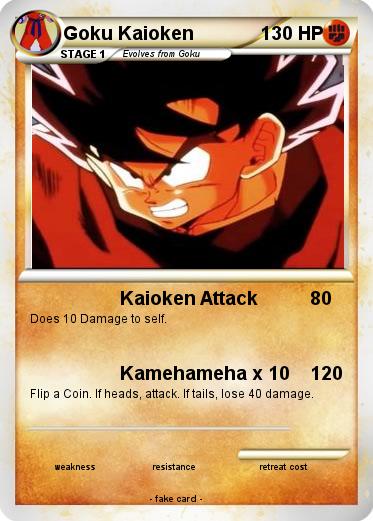 Pokemon Goku Kaioken