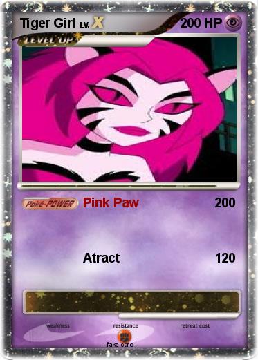 Pokemon Tiger Girl