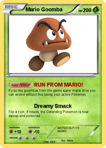 Pokemon Mario Goomba