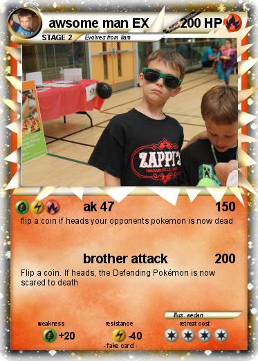 Pokemon awsome man EX