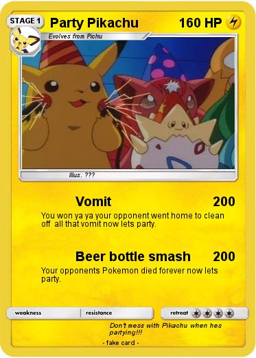 Pokemon Party Pikachu