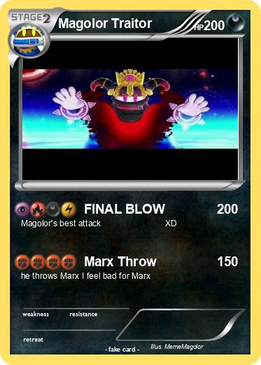 Pokemon Magolor Traitor