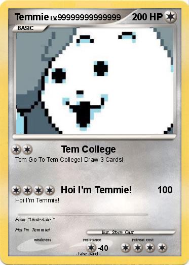 Pokemon Temmie
