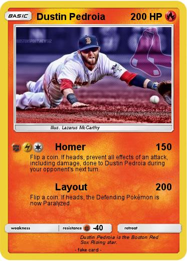 Pokemon Dustin Pedroia