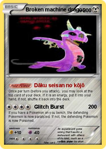 Pokemon Broken machine dragon