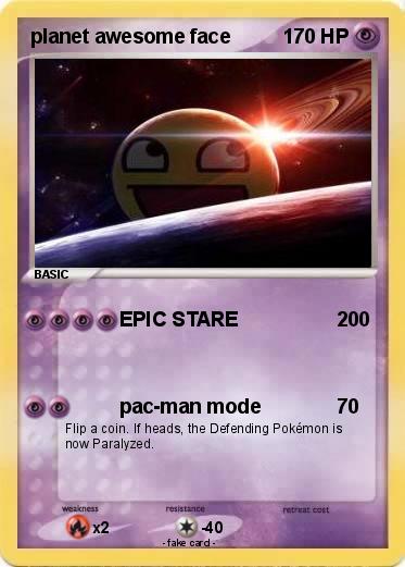 Pokemon planet awesome face