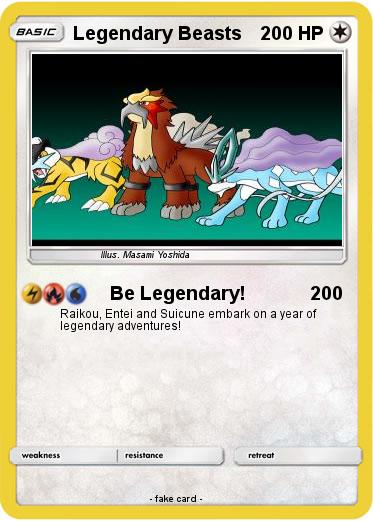 Pokemon Legendary Beasts