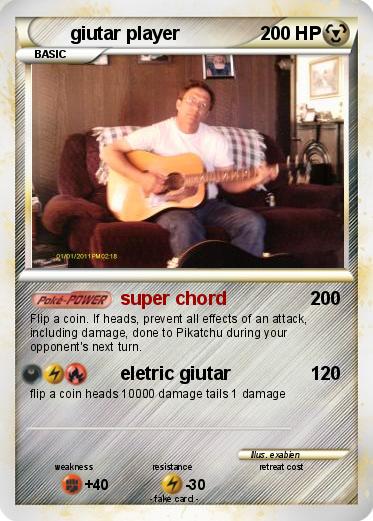 Pokemon giutar player