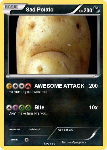 Pokemon Sad Potato