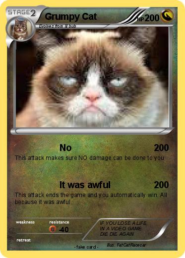 Pokemon Grumpy Cat